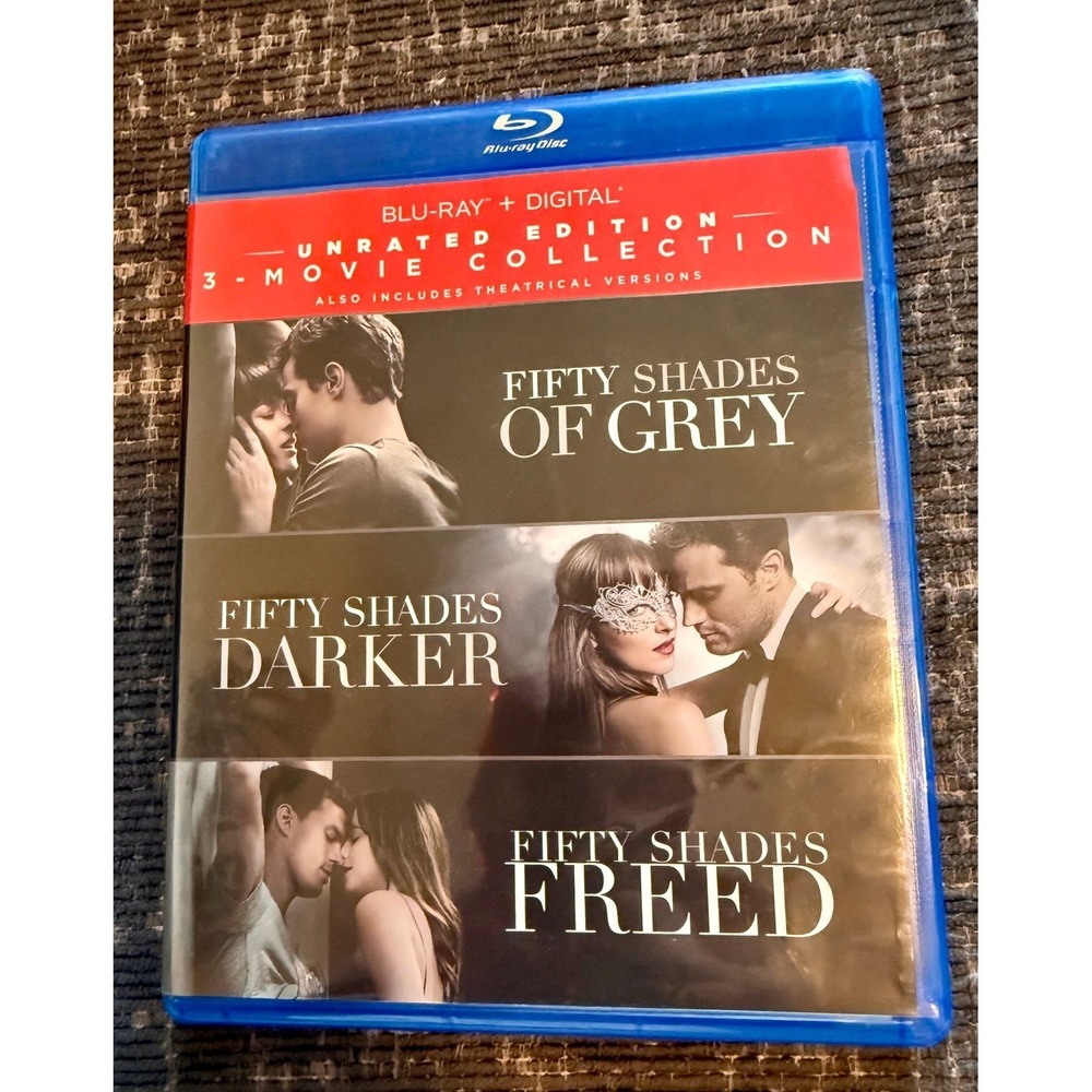 Universal Fifty Shades 3-Movie Collection Blu-ray Unrated Edition Excellent